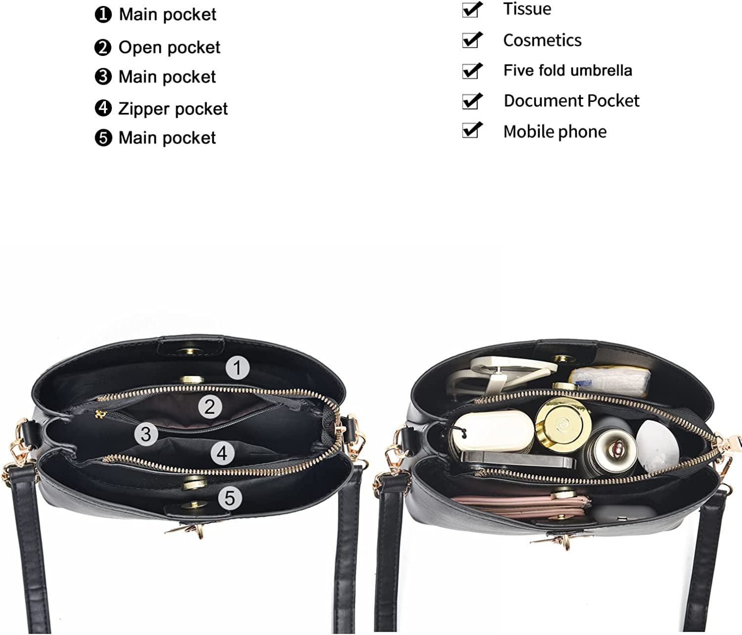 Small Crossbody Bags for Women Fashion Purses Lightweight Handbags Shoulder Bag
