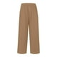 thumbnail image 4 of WILLBEST Pantalones Casuales de Verano para Mujer, de Lino, de Cintura Alta, con Cordón, Pierna Ancha, Cómodos y con Bolsillos para Viajar y Relajarse. XXXL, 4 of 4