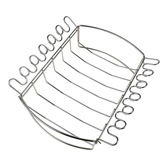 figatia Grill Rack, Stainless Steel Turkey Rack, Ribs Rack, Chicken Leg Rack for Holiday Gathering, Grilling, Barbecue, Family Feasts