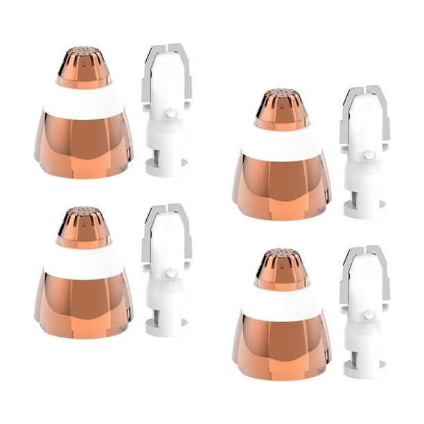 4 Sets Eyebrow Trimmer Replacement Heads Facial Hair Remover, Eye Brow