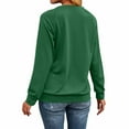thumbnail image 5 of Craaazy Womens Shirts Casual Printed Sweatshirt Round Neck Loose Long Sleeve Sweatshirt Gifts for Women, 5 of 5