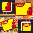 thumbnail image 3 of Panneaux de Prix Papier Jaune 50 Pcs 3.5x2.8in, 3 of 8