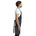thumbnail image 3 of Artisan Collection by Reprime RP127 Domain Contrast Denim Bib Apron with Pockets-Black Denim, 3 of 3