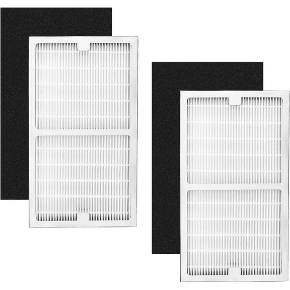 Replacement Filter C Compatiable with Idylis IAP-10-280 and IAP-10-200,Part# IAF-H-100C,IAFH100C,2 Type C Hepa Filter and 2 Activated Carbon Pre-Filters