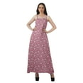 thumbnail image 1 of Moomaya Tenue d'Été pour Femmes en Rayonne Imprimée Partout Robes de Soirée Grande Taille, 1 of 4