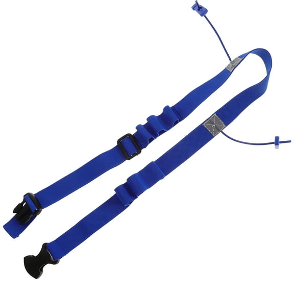 FELTECHELECTR 1Pcs Waist Belt Blue Polyester Match Number Plate Fixed for Snowboarding Snowmobile