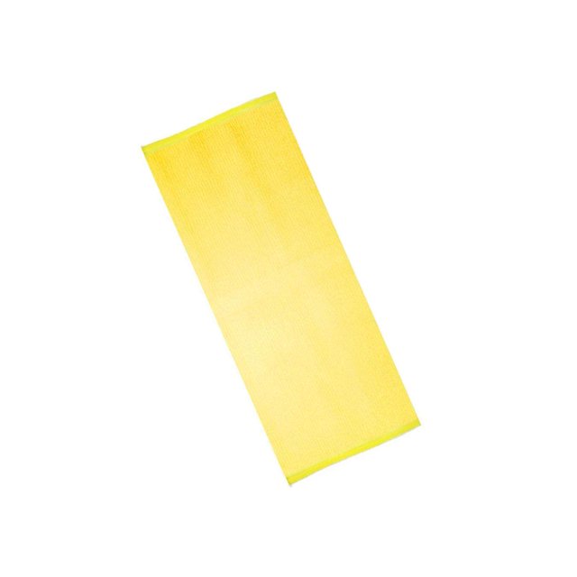 facefd Long Nylon Exfoliating Scrub Wash Cloth Body Shower Bath Towel Yellow