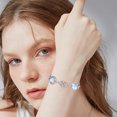 thumbnail image 6 of DIY Link Bracelet Making Kits including Silver Plated Alloy Link Chain Bracelet Making Glass Cabochons Mixed Shapes 5-7/8~6-3/4 inch(15~17.3cm), 6 of 6