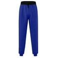thumbnail image 5 of Outdoor House Bedroom Mid Waisted Solid Pants Casual Jogging Sports Elastic With Pockets Men's Men's Pants, 5 of 7