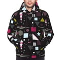 thumbnail image 4 of Hoodies for Men - colorful geometry Long Sleeve Comfrt Men'S Fashion Hoodies & Sweatshirts, Sweatshirts for Men Hoodies Pullover Clothing Clothes with Pouch, 4 of 7