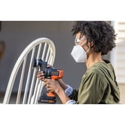 مثقاب لاسلكي Black+decker 20v، مجموعة أدوات كهربائية مكونة من 6 قطع، بطارية وشاحن متضمنان (bdcdmt1206kitc)