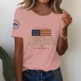 thumbnail image 2 of MEICHEN 4th Of July Shirts For Women Summer USA Star Stripes Graphic Tees Memorial Day Outfit 250th Anniversary USA Shirt, 2 of 6