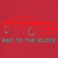 thumbnail image 3 of Bad To The Block Muscle Car Women's Tank Top Street Racer American RT V8 Octane Power Perfomance Racing Coupe, 3 of 7