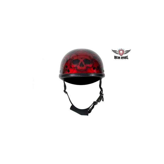 Shiny Burgundy Motorcycle Novelty 
