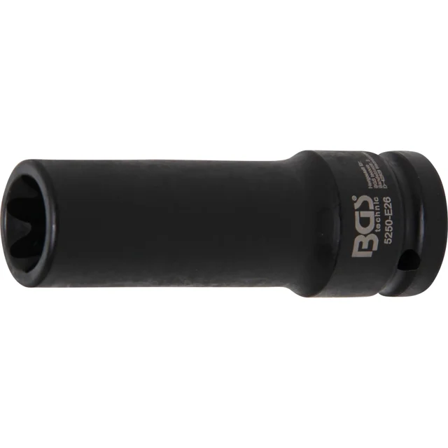 DADO DE IMPACTO E-TORX 3/4' E26 X 110 MM BGS 5250-E26