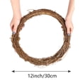 thumbnail image 2 of Natural Grapevine Wreaths, Vine Branch Wreath Garland for DIY Christmas Craft Rattan Front Door Wall Hanging Holiday Party Decors (12 Inch, 2 Pack), 2 of 9