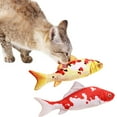 thumbnail image 2 of 2PCS Fish Cat Toy Simulated Realistic Plush Catnip Toy Cat Chew Toy Pet Bite Toy, 2 of 10