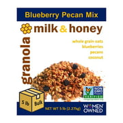 Milk & Honey Granola, Blueberry Pecan Mix, Non-GMO Project Verified, Women-Owned Company, 5 LB Bulk Bag