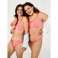 thumbnail image 6 of Kindly Yours Women's Seamless Bikini Underwear, 3-Pack, Sizes XS-XXXL, 6 of 10