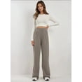 thumbnail image 2 of High Waist Elastic Crepe Palazzo Pants, 2 of 7