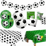 Football Birthday Party Decorations Tableware Set