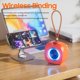 thumbnail image 2 of Parlante Bluetooth inalámbrico PEICHENG IPX5 resistente al agua con RGB, 2 of 7