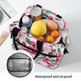 thumbnail image 4 of Yuyamidu Cherry Lunch Box for Teen Girls 12-14 Thermal Lunch Bag for Women Reusable Lunch Tote Bag 9th Grade Portable Cooler Bag with Zipper Pocket and Handle Adjustable Strap, 4 of 7
