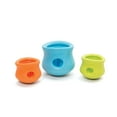 thumbnail image 2 of West Paw Zogoflex Toppl Small 3" Dog Toy Aqua, 2 of 9