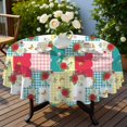 thumbnail image 4 of Pioneer Flower Floral Print Pattern Round Tablecloth 60 X 60 Inch, Wrinkle Resistant Wipeable Table Cloth for Kitchen Dining Picnic Patio Party, 4 of 6