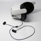 thumbnail image 3 of 3.5mm Wired Earphone In-ear Gaming Headphone Compatible With Oculus Quest 2 Vr-colour:black, 3 of 5
