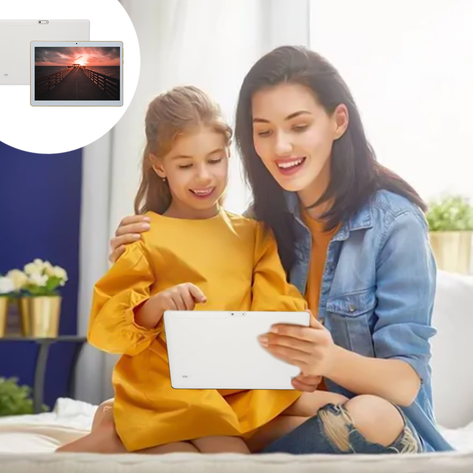 Tablet Android 5.1 Operating System 10.1-inch HD Display Octa Core Processor 1GB RAM And 16GB ROM Expansion Support Built-in WiFi Bluetooth GPS Tablet