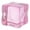Pink, variant on Sugar Squishy Cube,2.5cm Slow-Rising Sensory Fidget for Stress Relief,Soft Squeeze Stress Ball,Quiet Stimming Tool for Adult Anxiety Daily Fun and Home Relaxation,Clear