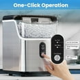 thumbnail image 6 of Auseo Nugget Ice Maker Countertop, Pebble Ice Maker Machine with 35lbs/24H Soft Ice, Self-Cleaning, for Home/Kitchen/Office (Silver), 6 of 10