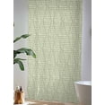 thumbnail image 4 of Sheer Curtains 96 Inches Long, Sage Green Semi Sheer Curtains Light Filtering Window Treatment, Modern Abstract Art Farmhouse Privacy Voile Drapes for Living Room Bedroom 52x96 Inch, 4 of 7