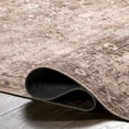 thumbnail image 6 of Myrtle Vintage Machine Washable Area Rug, 9' x 12', Gwyn Light Brown, 6 of 8