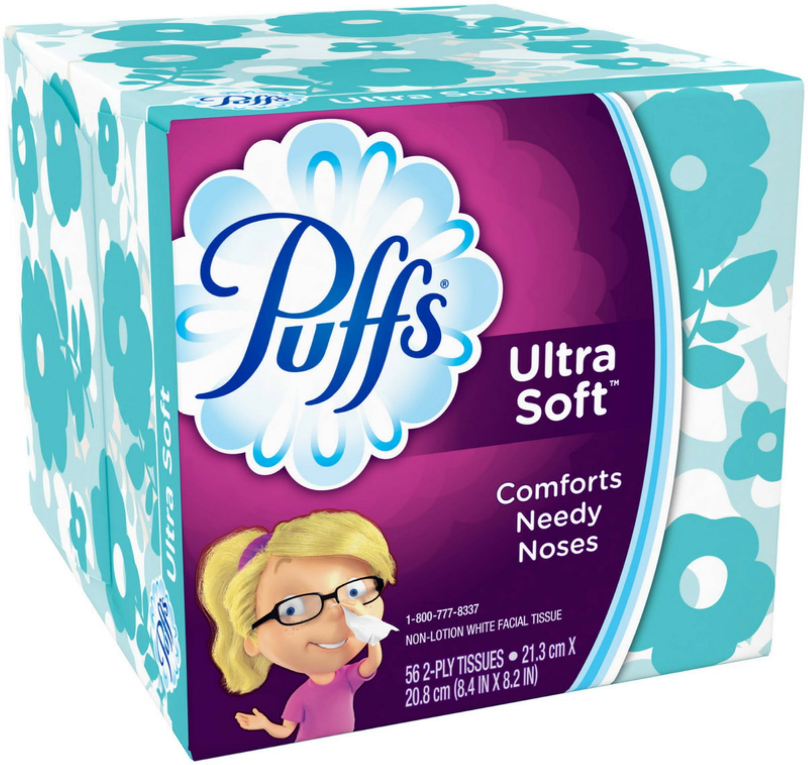 Puffs Ultra Soft Facial Tissues Color May Vary 56 ea (Pack of 4)