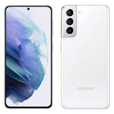 Restored Samsung Galaxy S21 5G G991U 128GB White Smartphone locked for T-Mobile (Refurbished)
