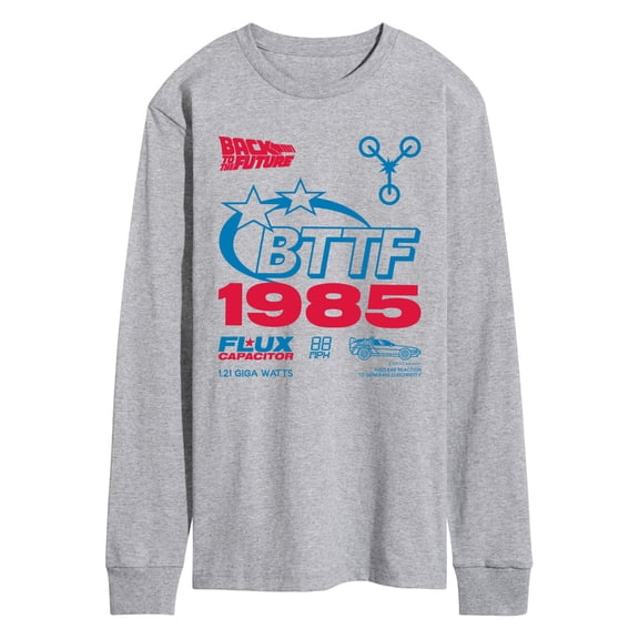 Back To The Future - Jersey Americana - Men's Long Sleeve Graphic T-Shirt