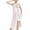 White, variant on 2024 Womens Summer Sexy Hot Lace Mid-Length High-Waisted Split Home Nightdress