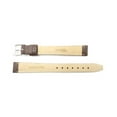 thumbnail image 2 of Women's 14mm Brown Genuine Leather Long Tapered Edge Watch Strap, 2 of 2