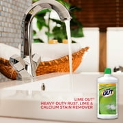 Lime OUT Heavy-Duty Rust, Lime & Calcium Stain Remover, 24 Fl Oz