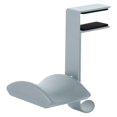 thumbnail image 4 of Soporte para Auriculares Soporte para Montaje en Suspensión para Auriculares Inteligente debajo Del Escritorio con Extremo Curvo - Gris B, 4 of 6