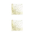 thumbnail image 4 of Bearachild 20 hojas de servilletas, toallas de papel para restaurante occidental, 33*33cm, decoraciones de doradas, vajilla para fiesta de Oro 2piezas, 4 of 6