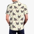 thumbnail image 4 of Balery Funny Chicken Printed Men’s Short Sleeve Polo Shirt, Midweight Men's Shirt,Golf Polo shirts -4X-Large, 4 of 9
