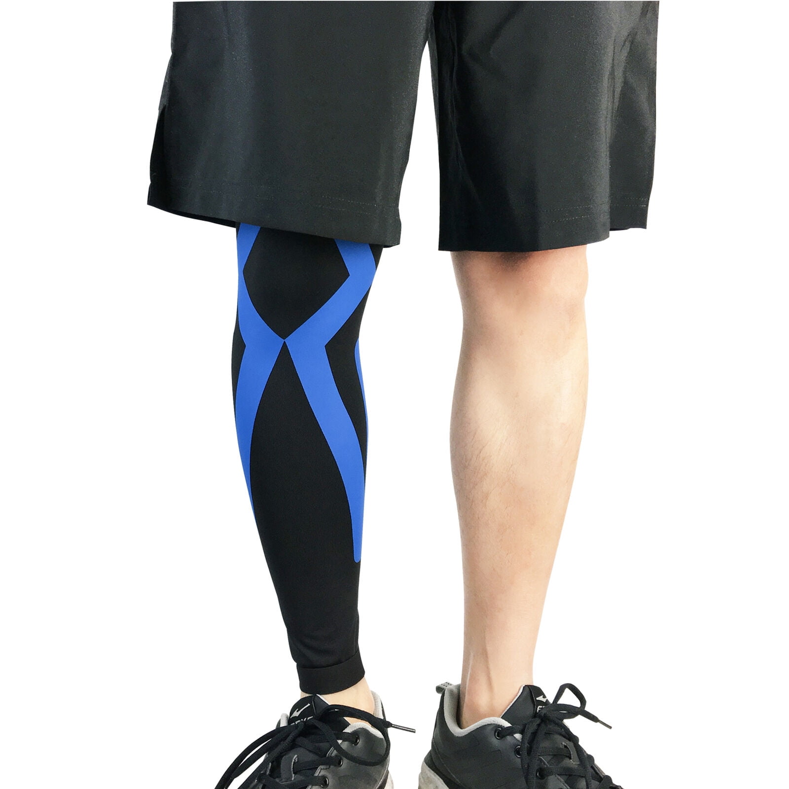 Leg Support Varicose Veins Knee Compression Sleeve Socks Stocking Men