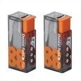 thumbnail image 1 of 2Pcs Automatic Portable Floss Pick Boxes, Storage 10 Floss Picks , Refillable Dental Floss Picks Organizer,2 x floss boxes 20 x dental floss,orange, 1 of 7