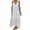 White, variant on Summer Dresses For Women Plus Size Off Shoulder Sleeveless Party Bod-Ycon Lace Patchwork Long Swing Work Party Dress