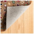 thumbnail image 2 of Dash & Albert Cat's Paw Hand Micro Hooked Wool Rug, 2' 6" x 8', Brown, 2 of 7