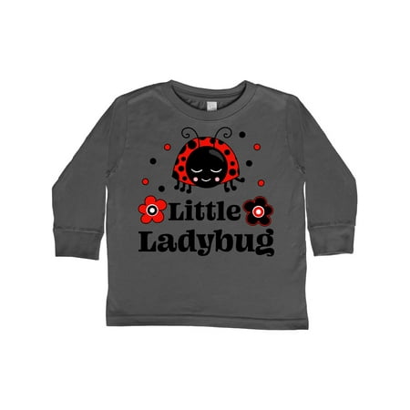 

Inktastic Little Ladybug with Flowers Gift Toddler Boy or Toddler Girl Long Sleeve T-Shirt