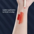 thumbnail image 4 of Lipstick Makeup Brush, Lip Brush Set Portable Metal Lid Cosmetic Tool Fashionable  For Home Travel, 4 of 8